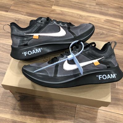 Off-White × Nike Zoom Fly "Black"
