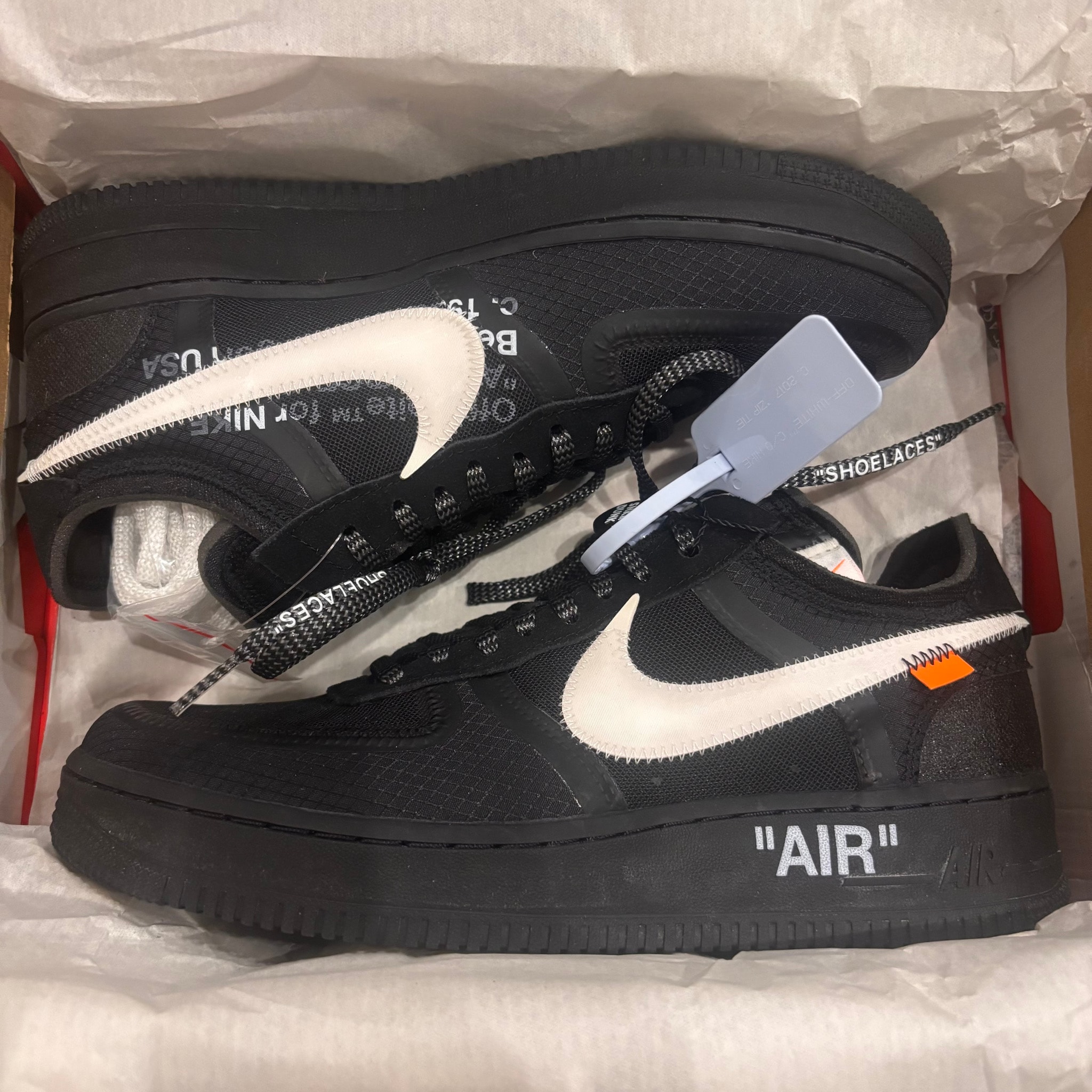 Off-White × Nike Air Force 1 Low "Black"