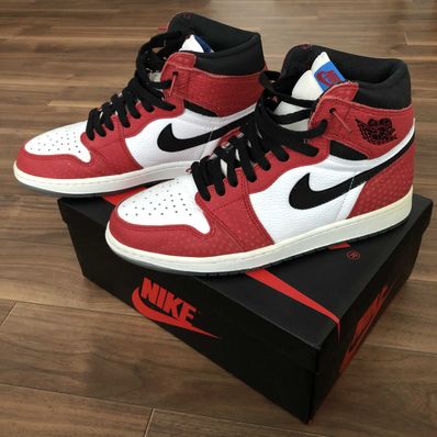 Spiderman × Nike Air Jordan 1 Origin Story "Gym Red/White/Photo Blue/Black"