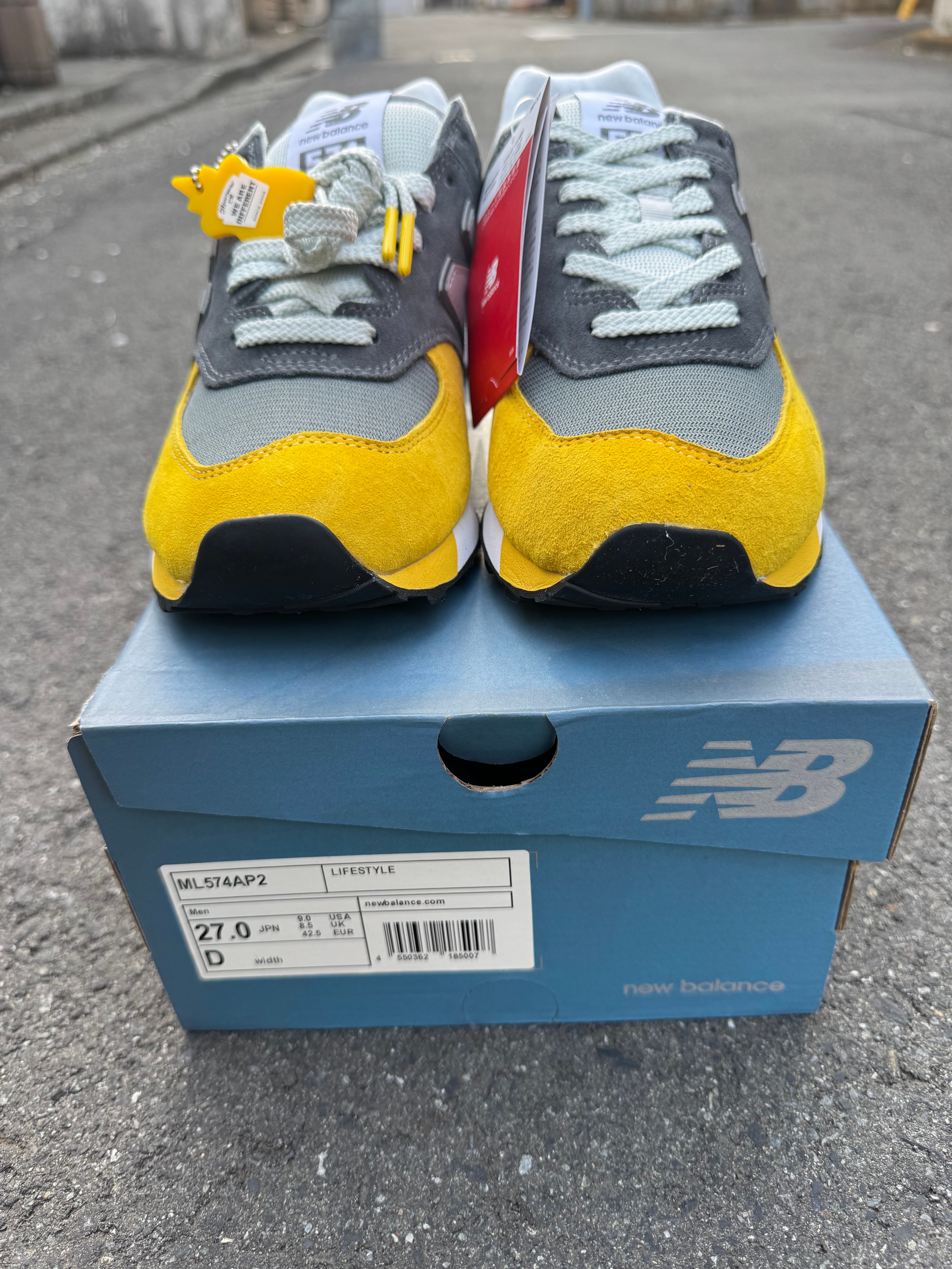 the Apartment × New Balance 574 "Mustard Dip"