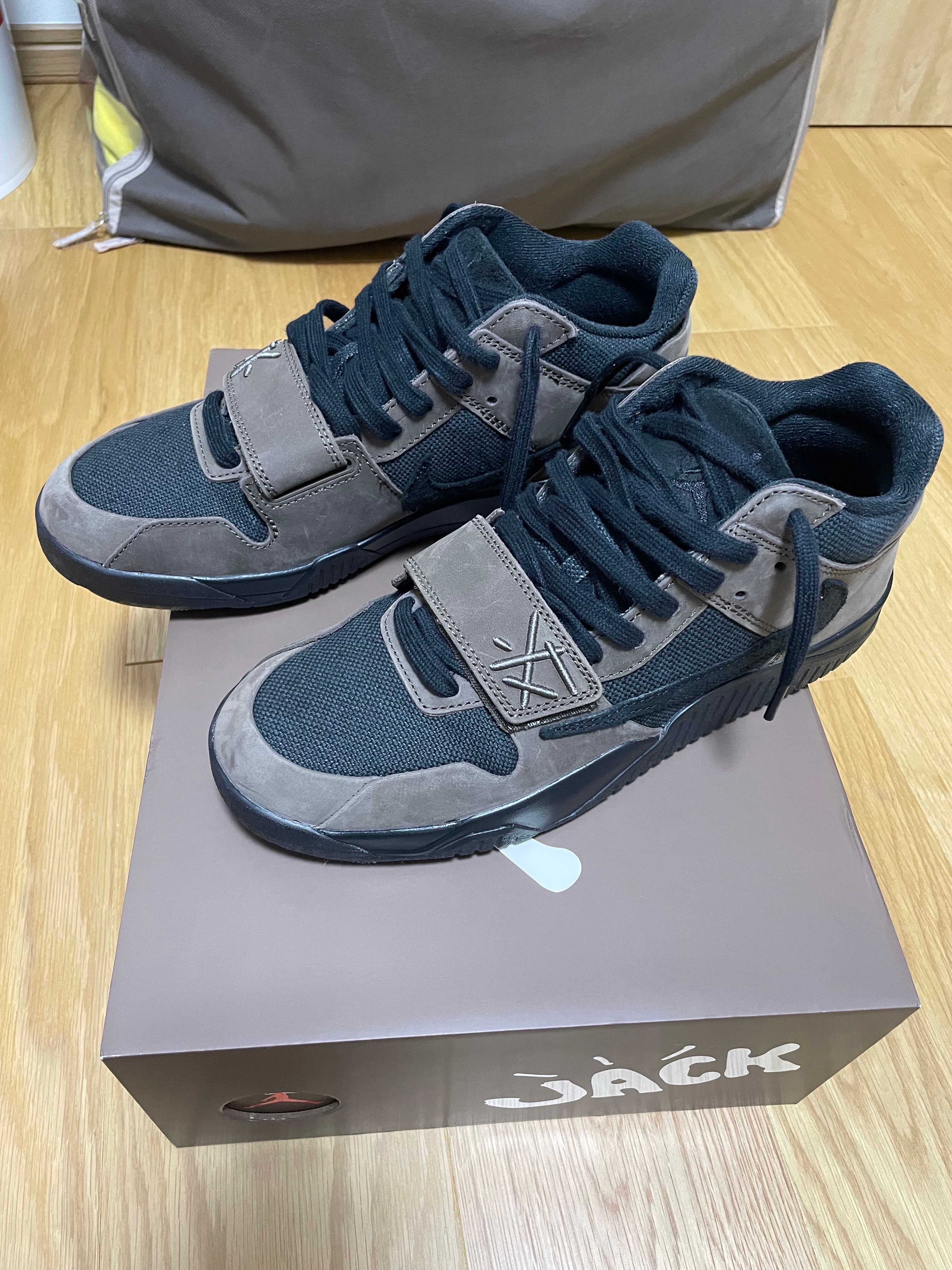 Travis Scott × Nike Jordan Jumpman Jack TR CJ1 T-Rexx "Black and Dark Mocha"