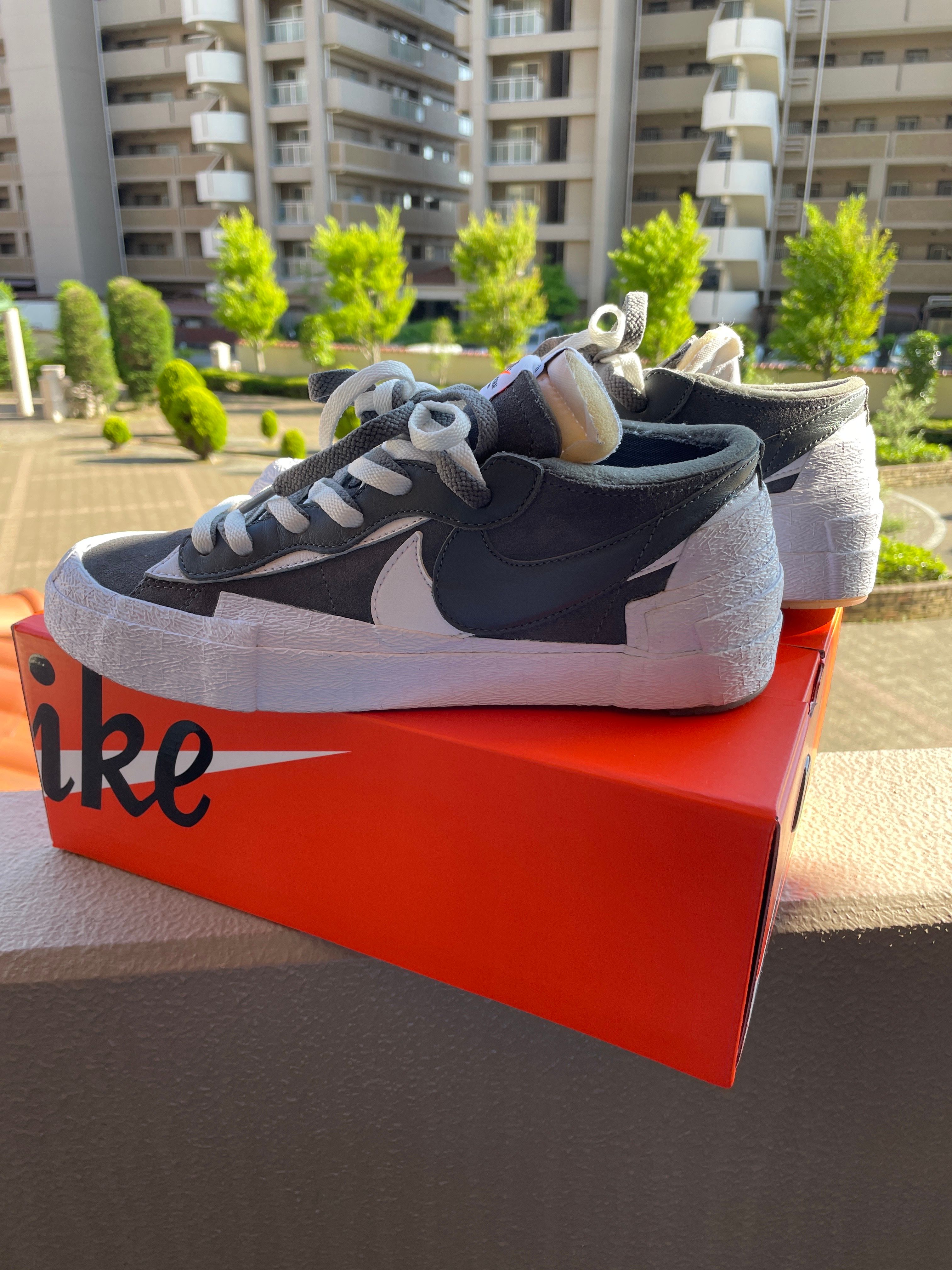 Sacai × Nike Blazer Low "Iron Grey"