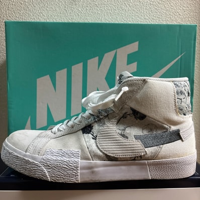 Nike SB Zooom Blazer Mid Edge "Floral White Grey"