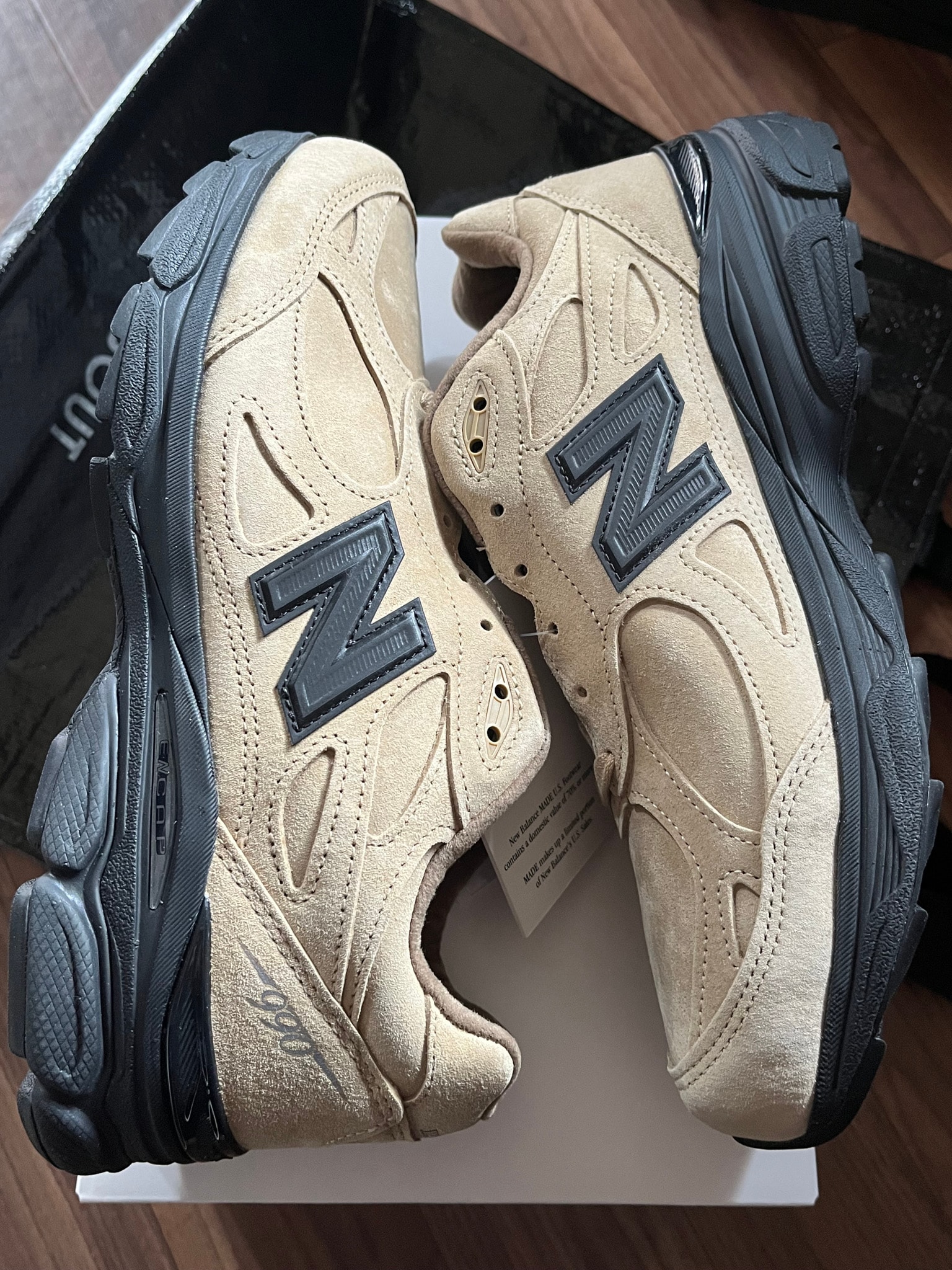 JJJJound × New Balance 990V3 Made in USA "Tan Suede"