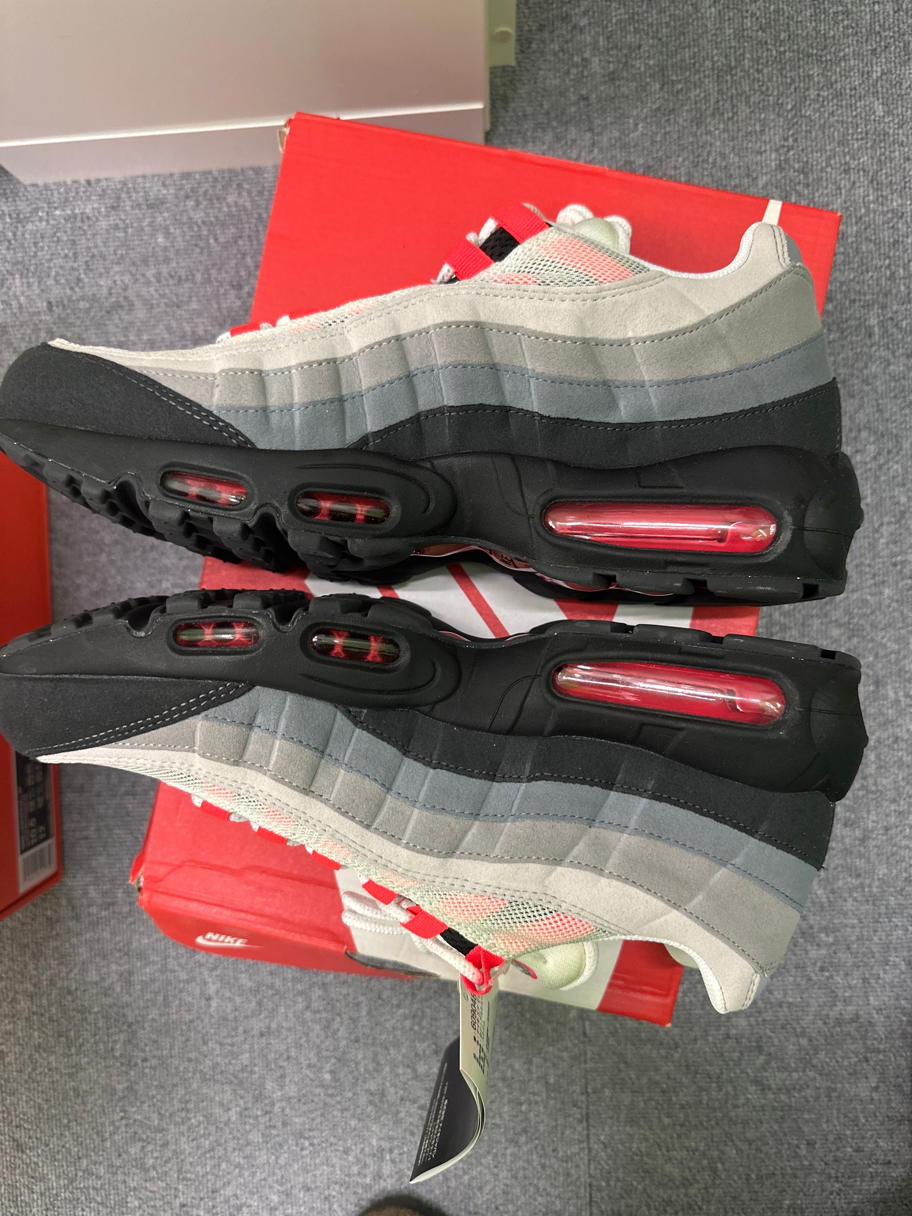 Nike Air Max 95 "White/Solar Red"