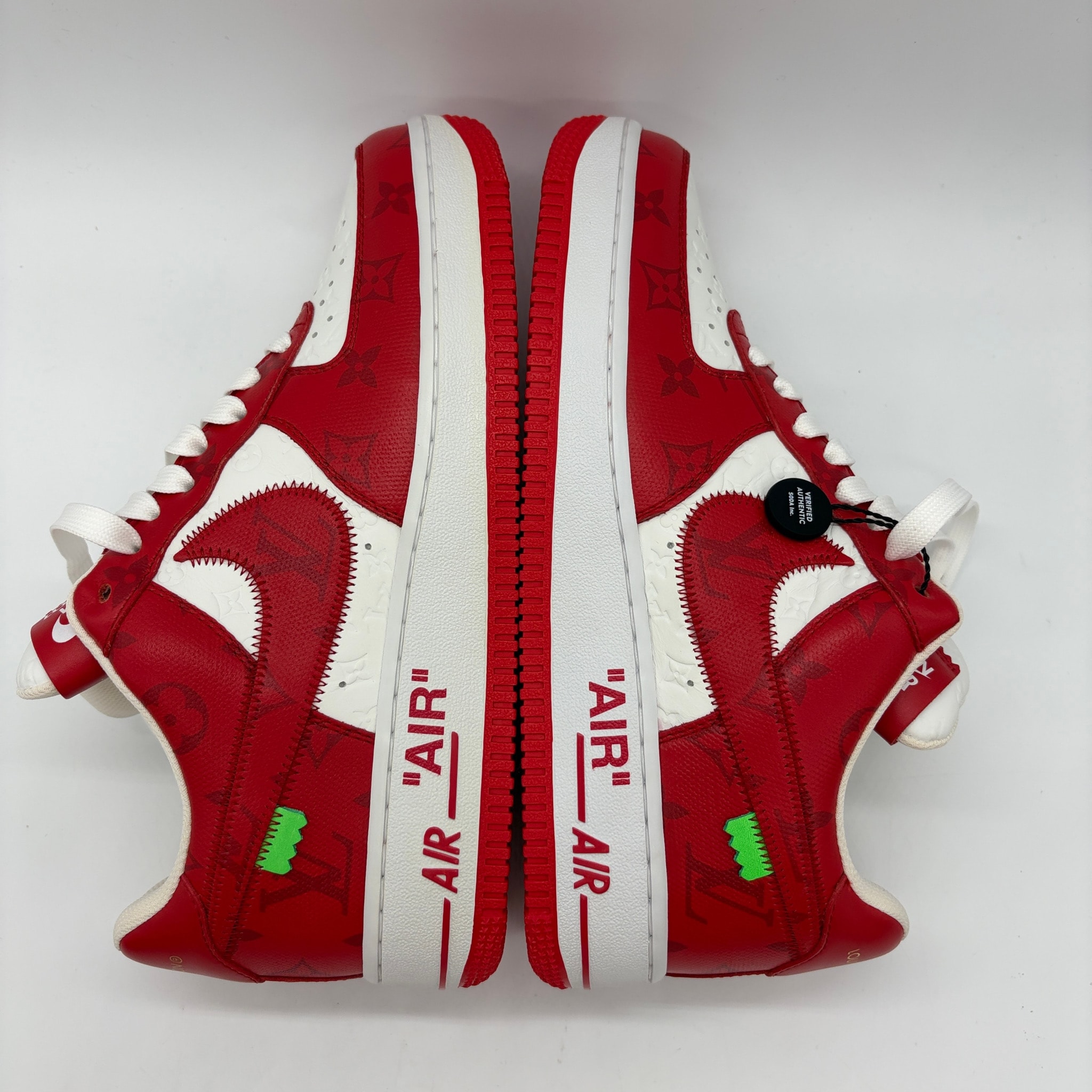 Louis Vuitton × Nike Air Force 1 Low by Virgil Abloh "White & Comet Red"