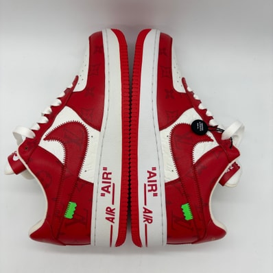 Louis Vuitton × Nike Air Force 1 Low by Virgil Abloh "White & Comet Red"