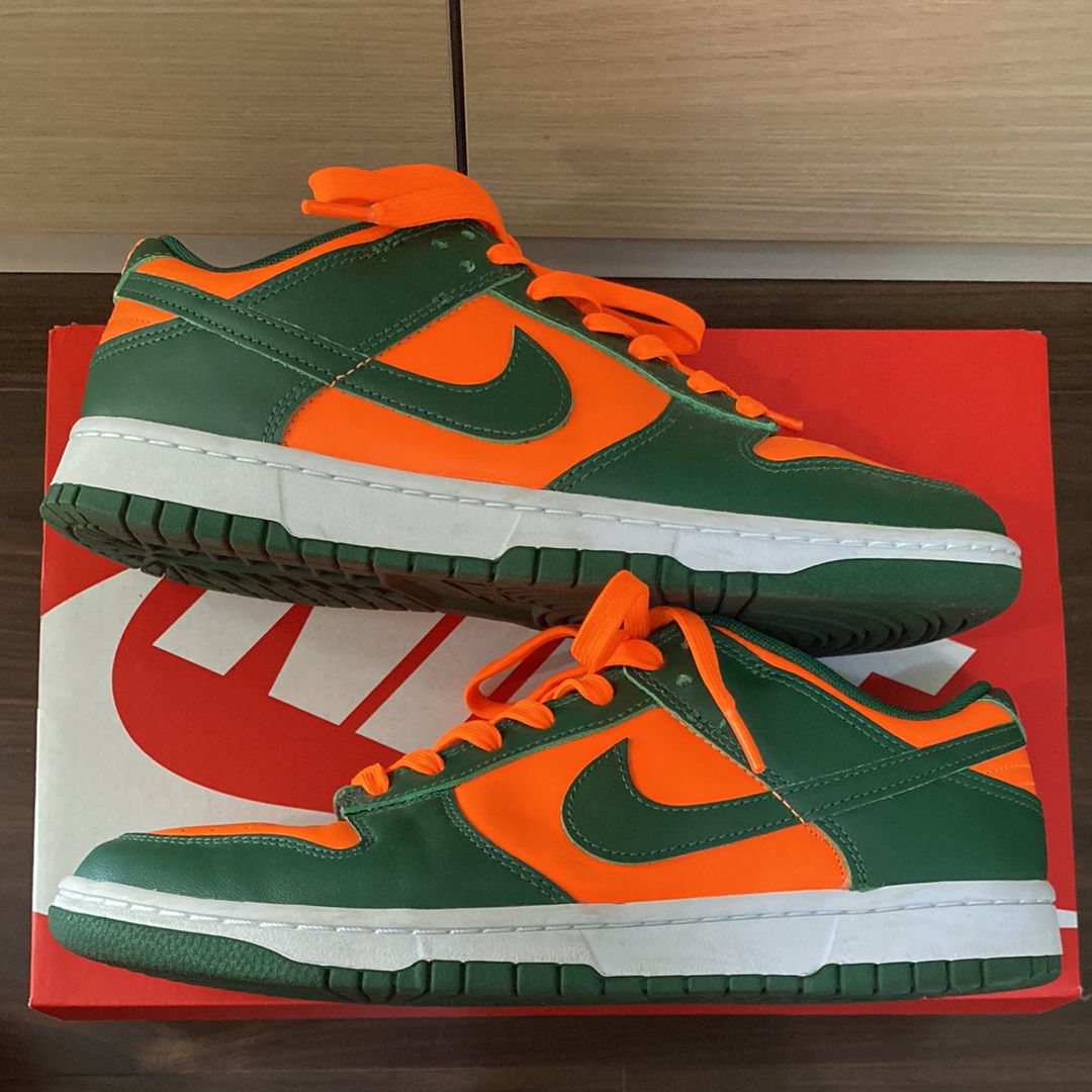 Nike Dunk Low Retro "Gorge Green and Total Orange"