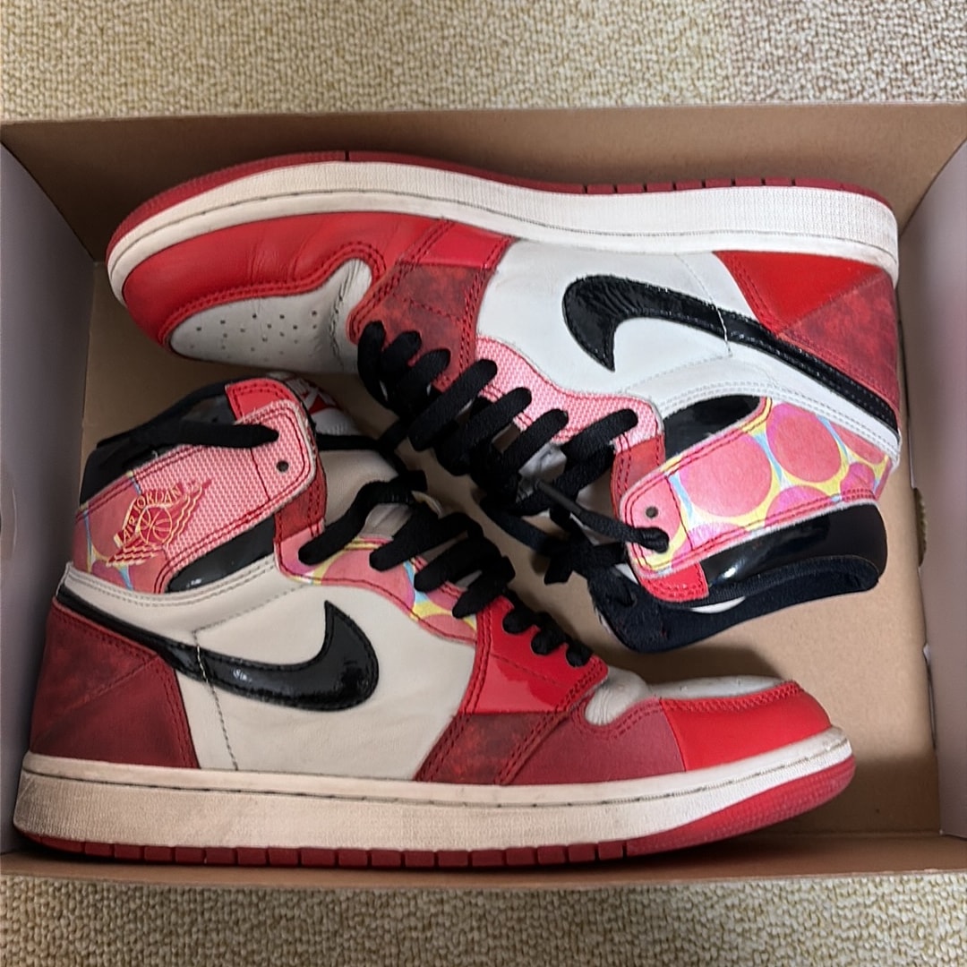 Spider-Man × Nike Air Jordan 1 Retro High OG SP "Spider-Man: Across the Spider-Verse/University Red"