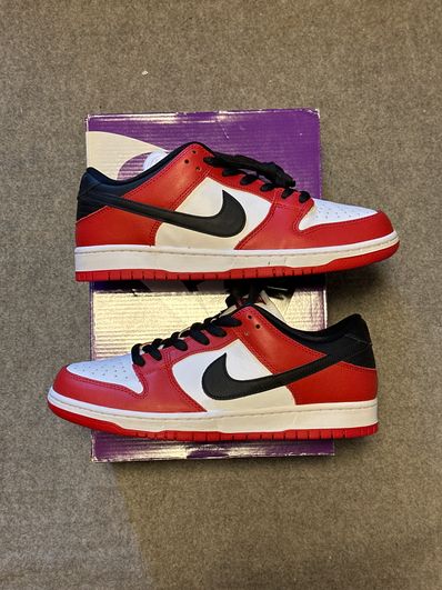 Nike SB Dunk Low Pro "J-Pack Chicago/Varsity Red and White"
