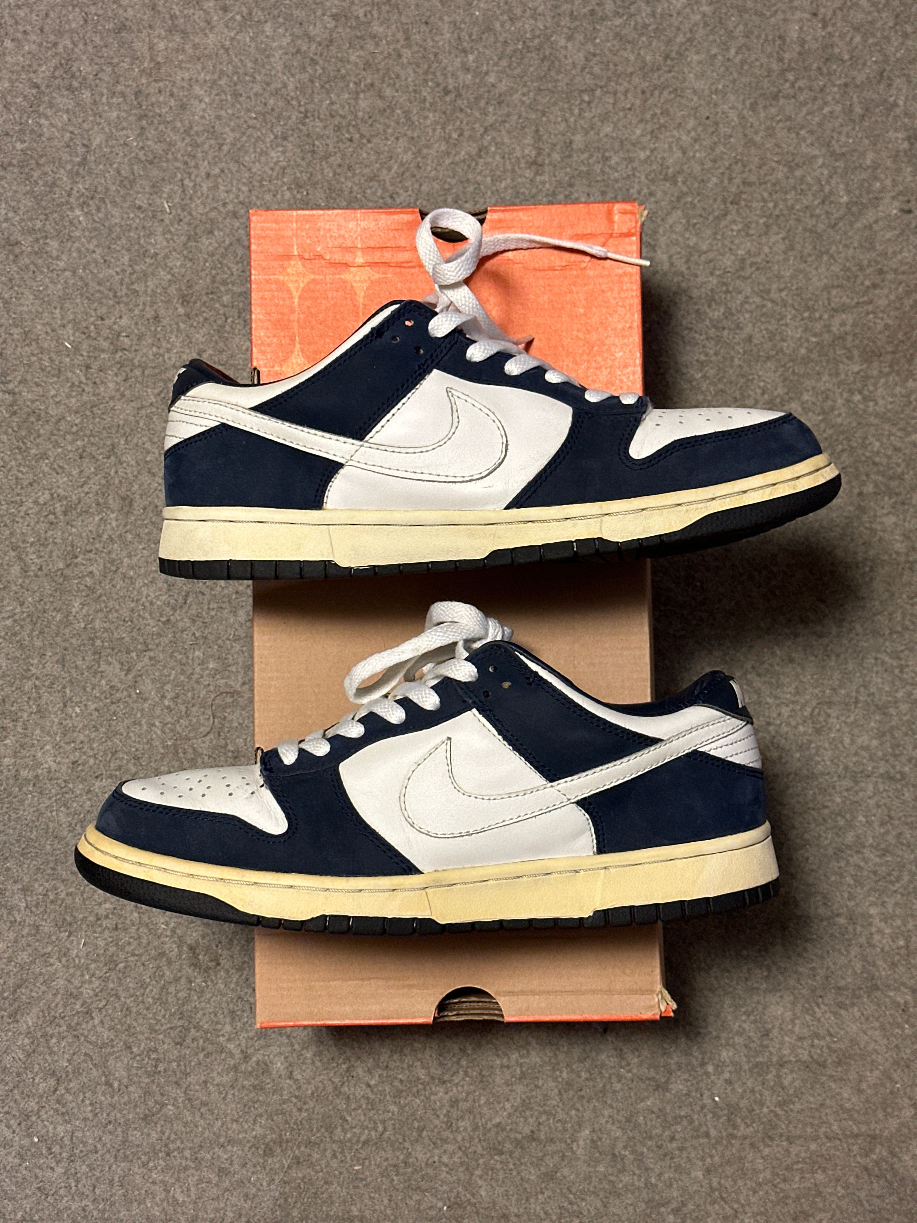 Nike Dunk Low Pro "White/White Obsidian"