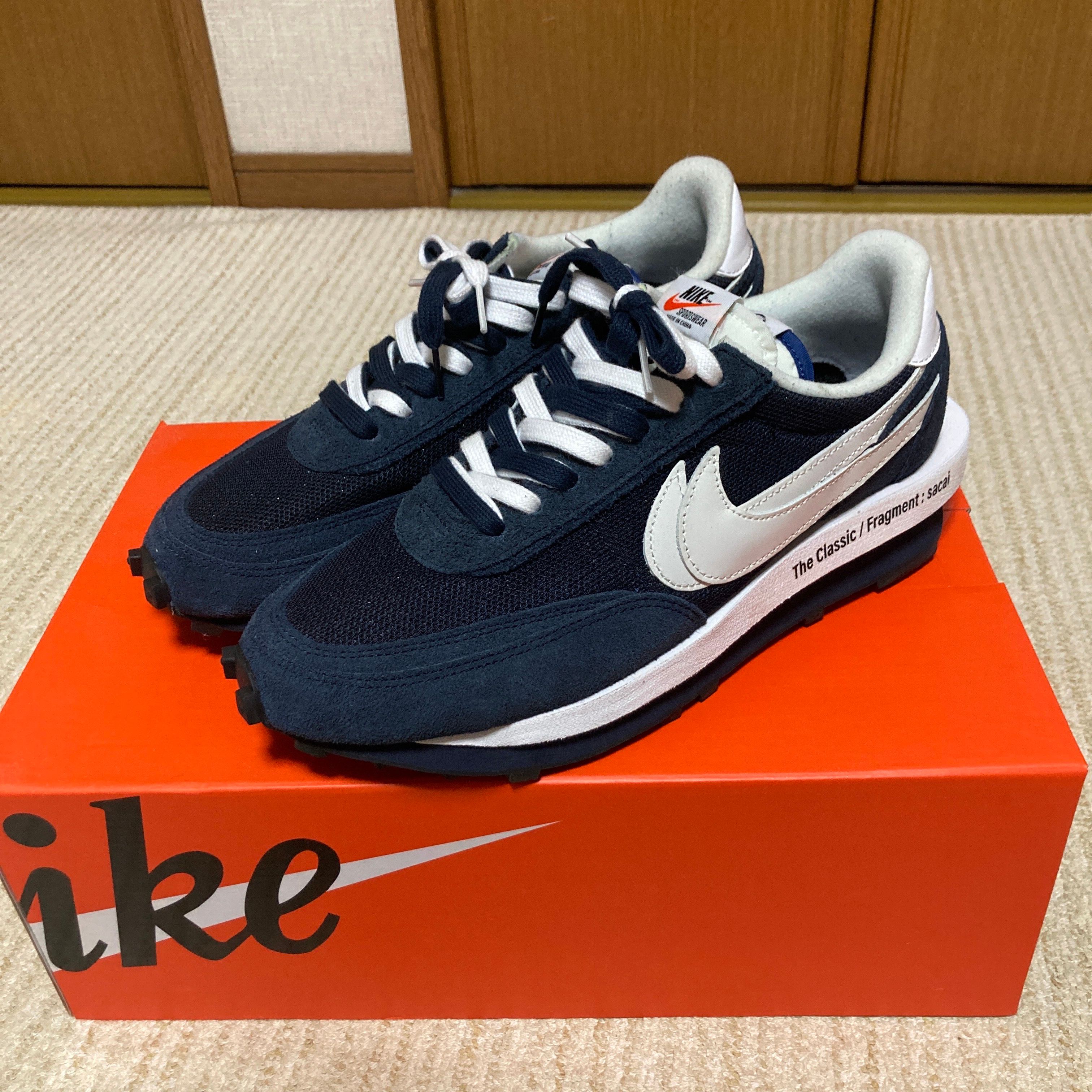 Fragment × sacai × Nike LD Waffle "Blackended Blue"