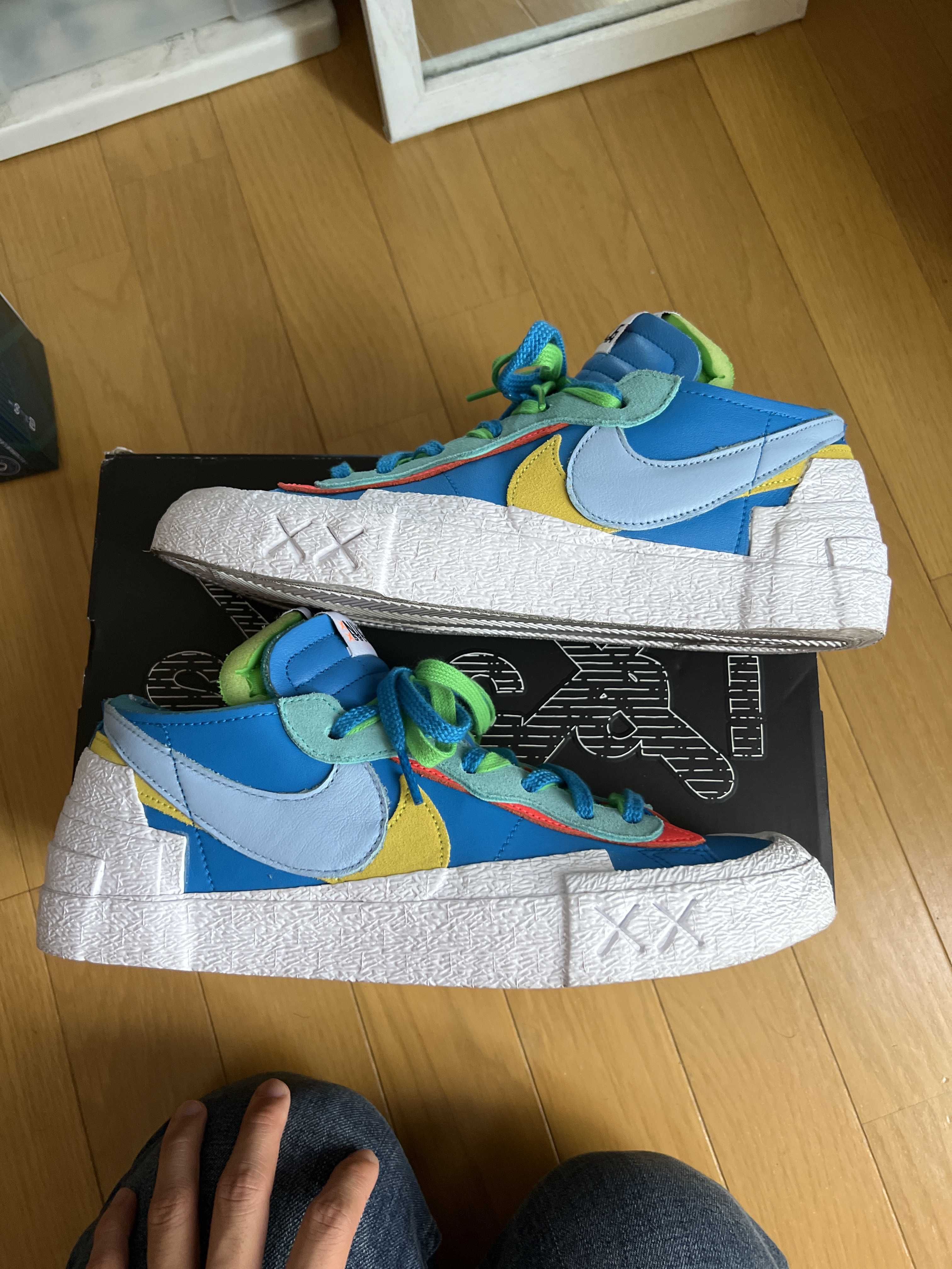 KAWS × sacai × Nike Blazer Low "Neptune Blue"