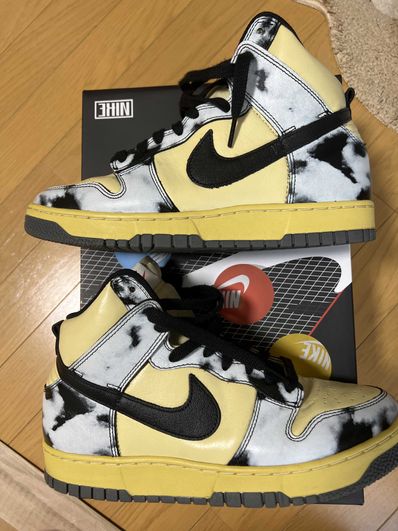 Nike Dunk High "Black Acid Wash"