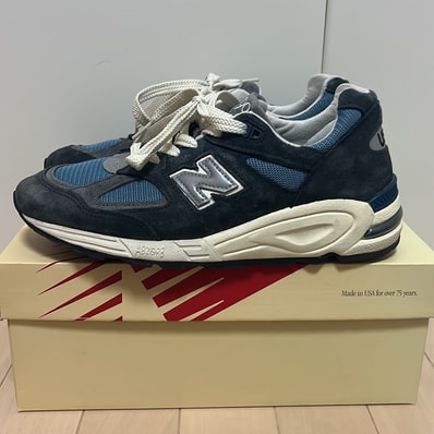 New Balance 990V2 "Navy/Castlerock"