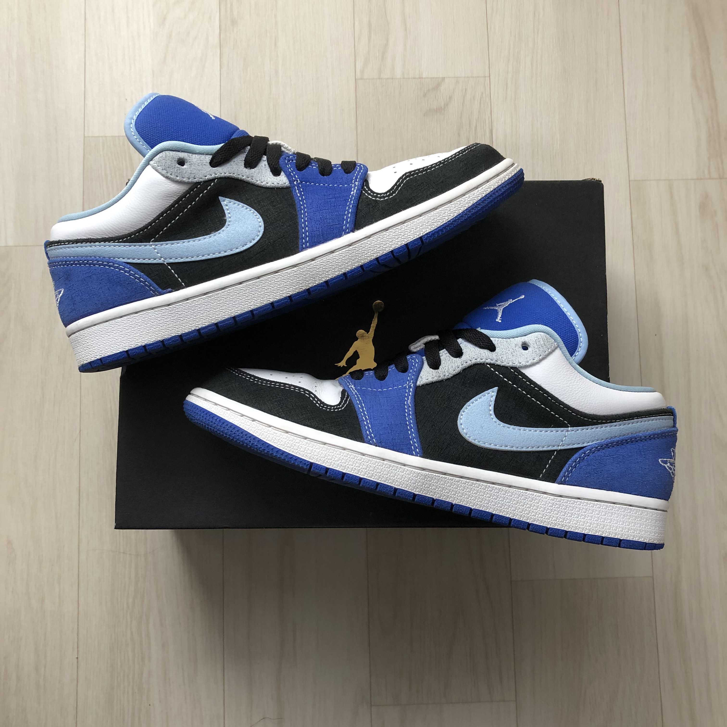 Nike Air Jordan 1 Low "White/Black/Blue"