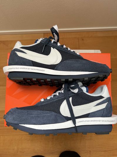 Fragment × sacai × Nike LD Waffle "Blackended Blue"