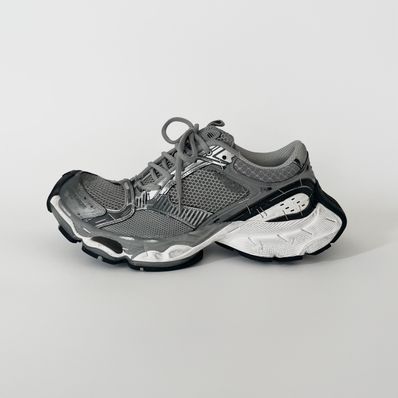 BALENCIAGA Stapler Sneaker "Grey/Silver/Black/White"