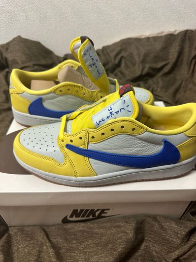 Travis Scott × Nike Women's Air Jordan 1 Retro Low OG "Canary"