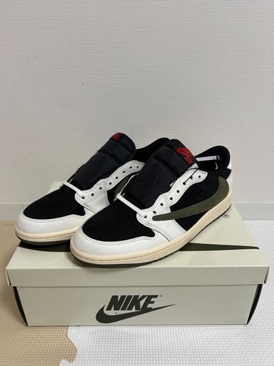Travis Scott × Nike Women's Air Jordan 1 Low OG "Medium Olive"
