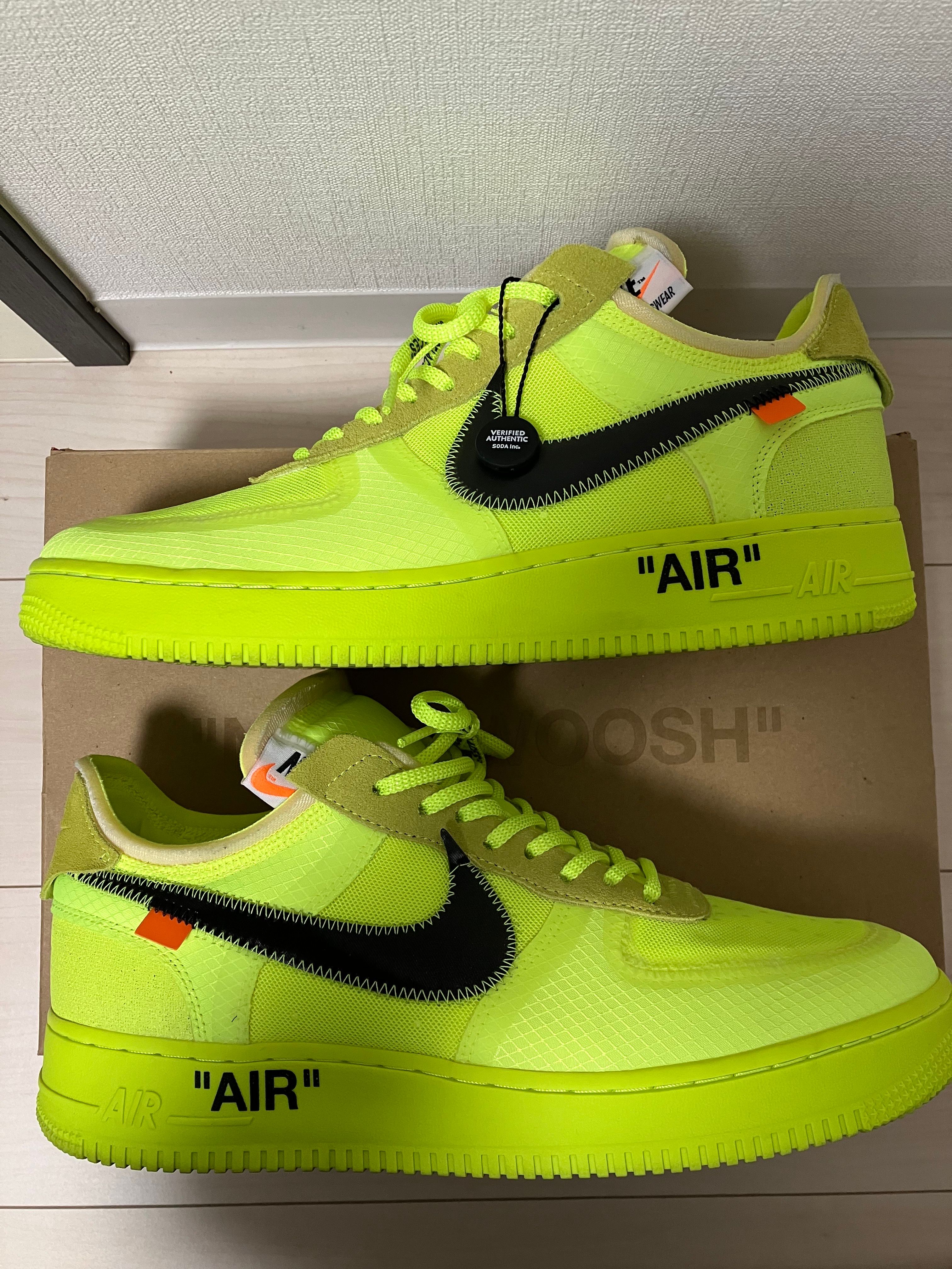 Off-White × Nike Air Force 1 Low "Volt"