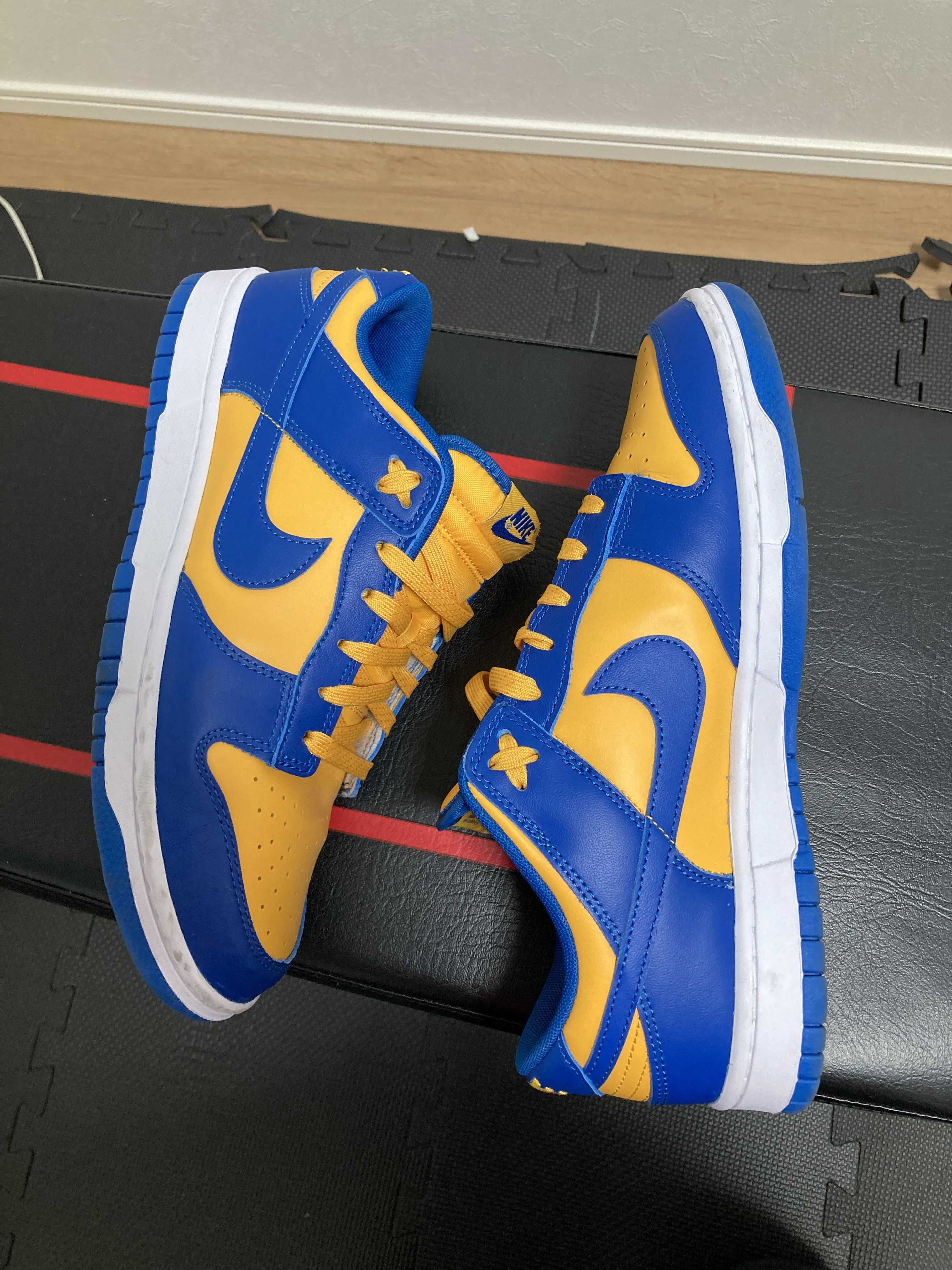 Nike Dunk Low "Blue Jay and University Gold"
