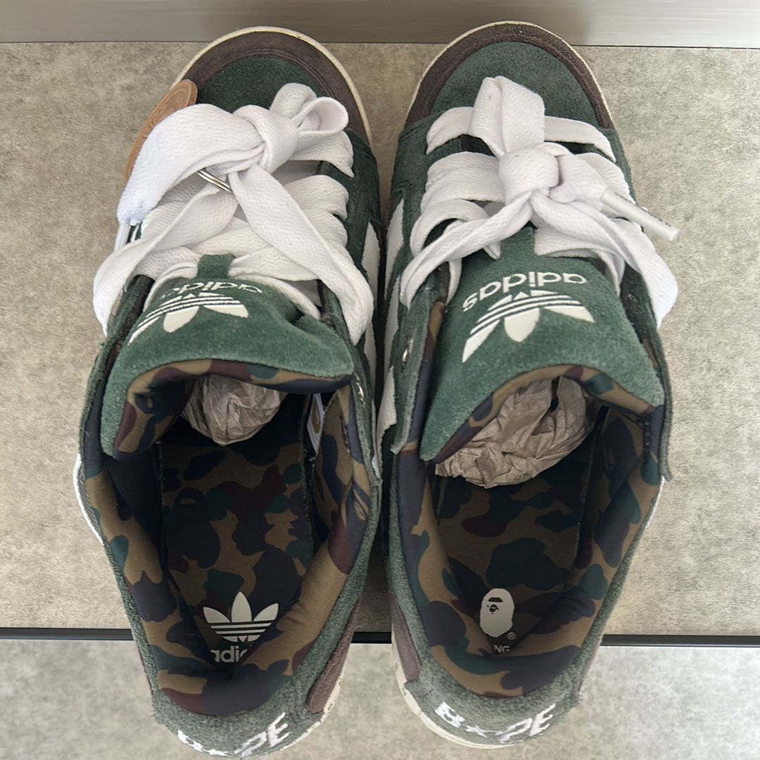 A BATHING APE × adidas Lawsuit N BAPE 1st Camo "Shadow Green"