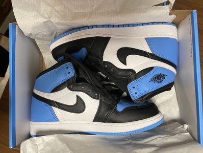 Nike GS Air Jordan 1 Retro High OG "University Blue/UNC Toe"