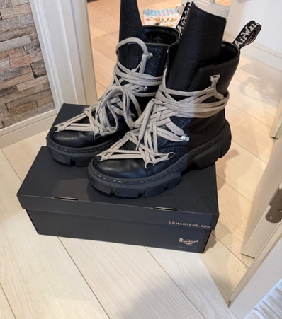 Rick Owens × Dr.Martens 1460 DMXL Mega Lace Boot "Black"