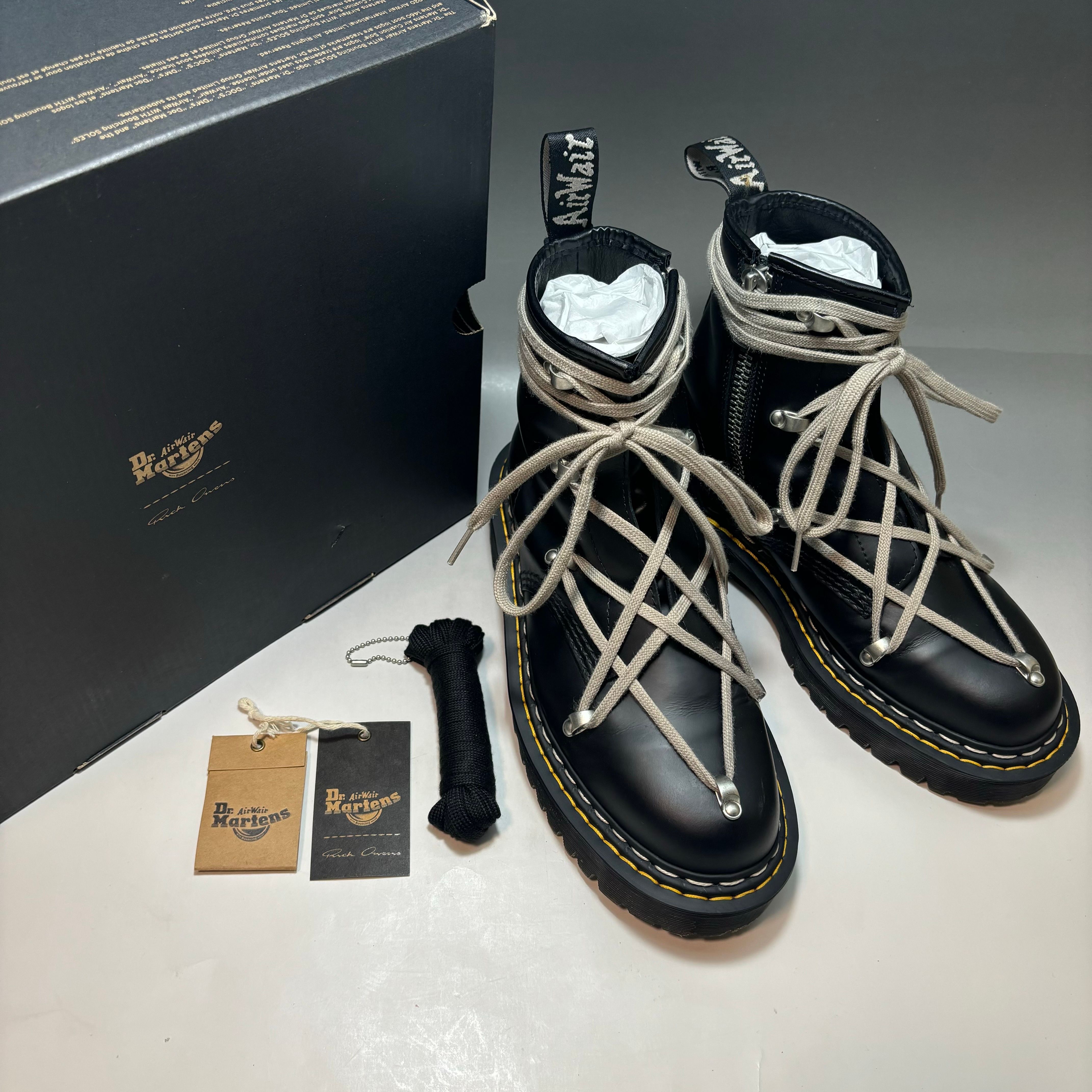 Rick Owens × Dr.Martens 1460 Bex Leather Boot "Black"