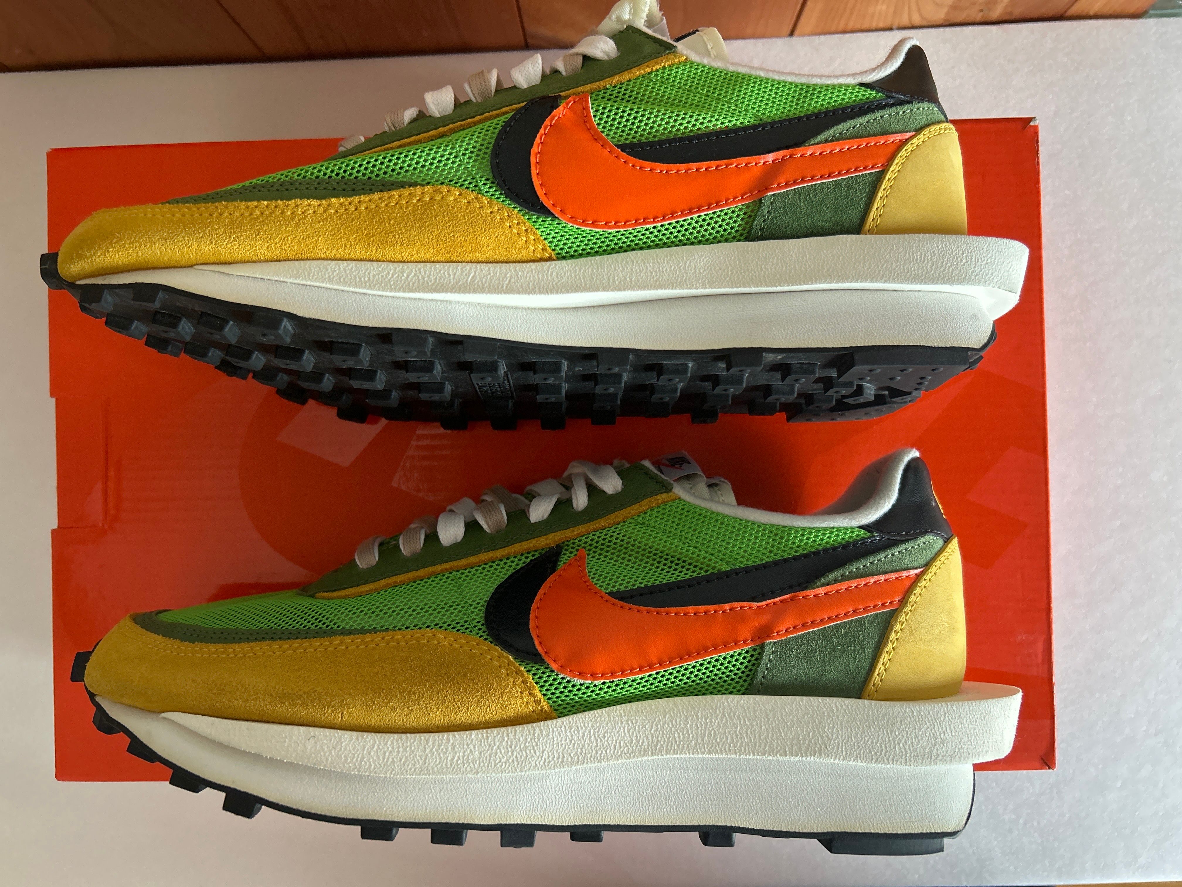 sacai × Nike LDV Waffle "Green"