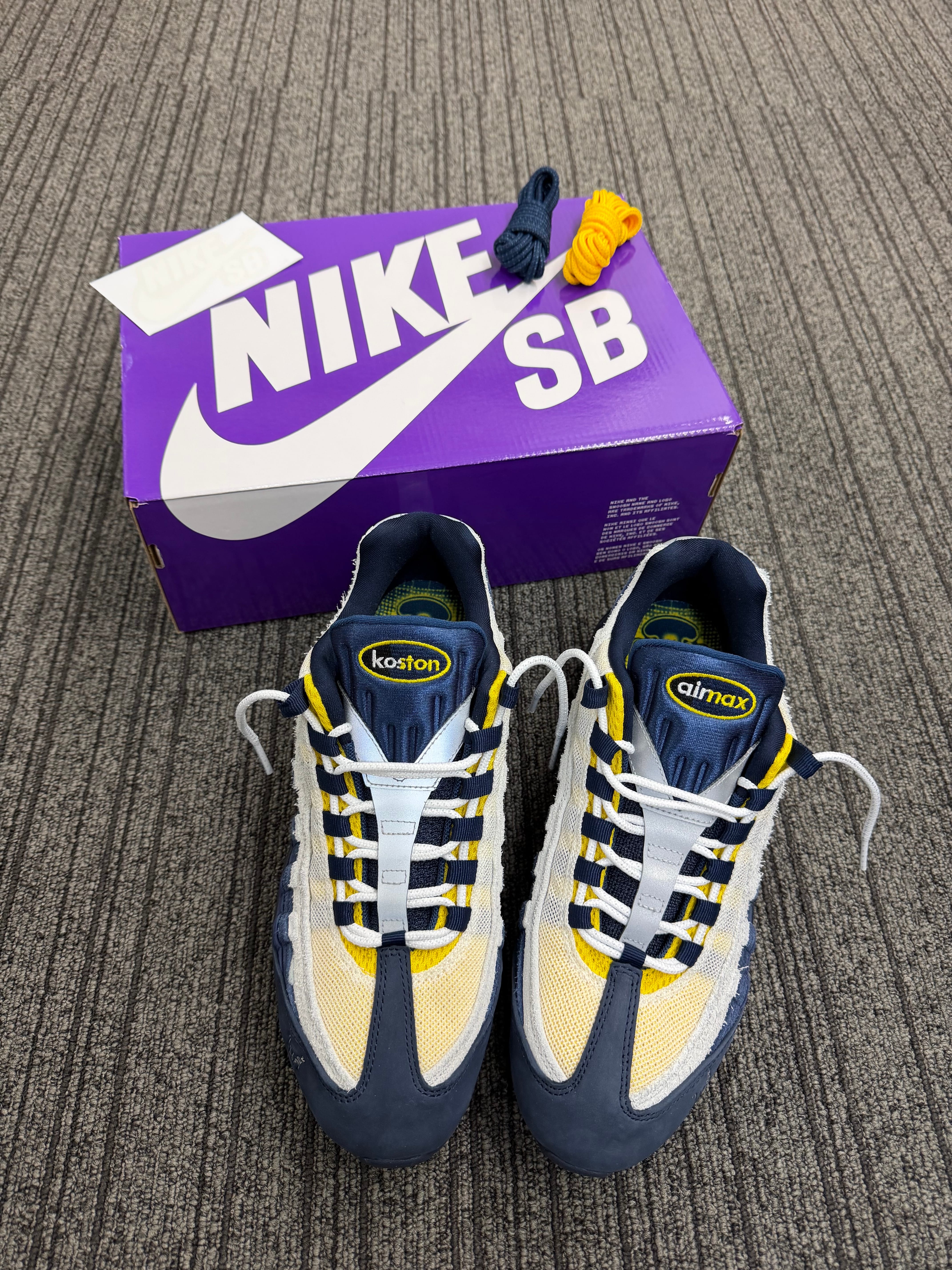Eric Koston × Nike SB Air Max 95 "Obsidian and Speed Yellow"