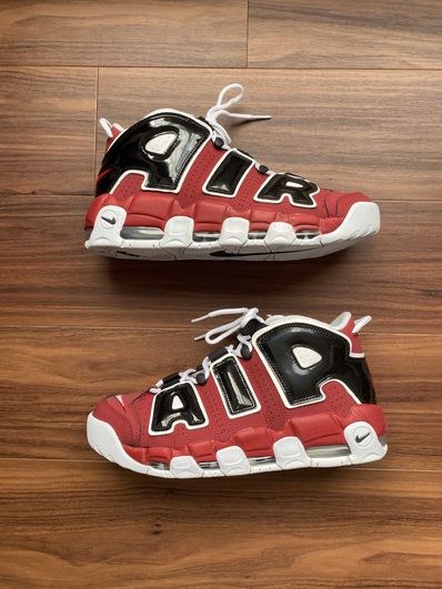 Nike Air More Uptempo ’96 "Black and Varsity Red" (2021)