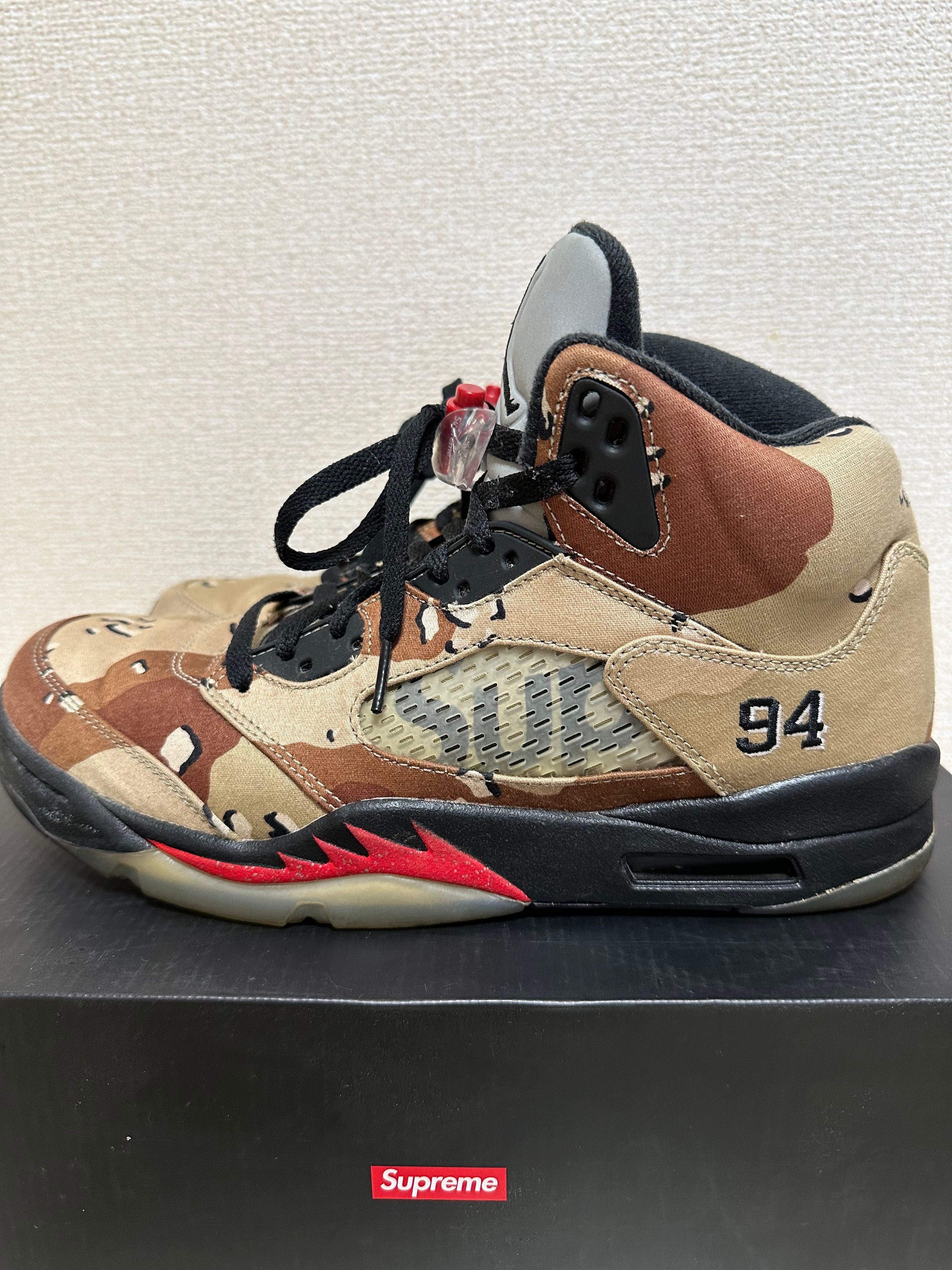 Supreme × Nike Air Jordan 5 Retro "Desert Camo"