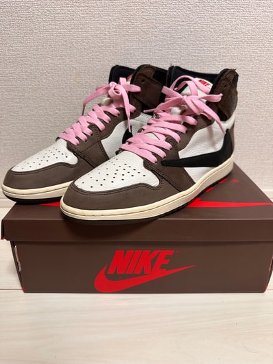 Travis Scott × Nike Air Jordan 1 Retro High OG TS SP "Sail/Dark Mocha"