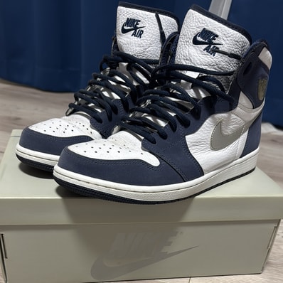 Nike Air Jordan 1 High OG CO.JP "White/Midnight Navy" (2020) (Standard Box)