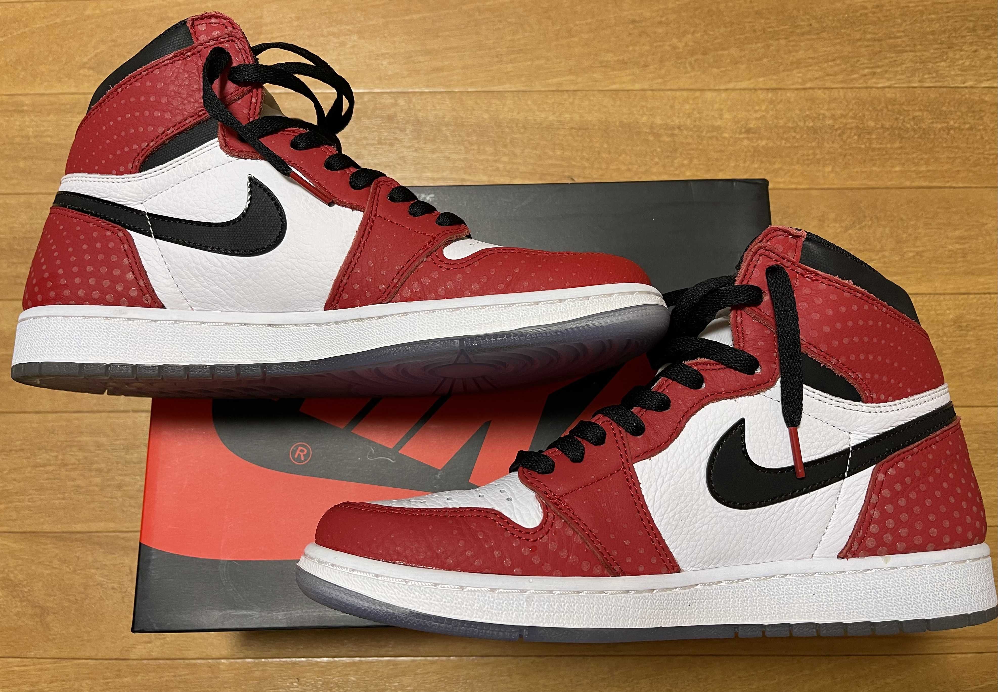 Spiderman × Nike Air Jordan 1 Origin Story "Gym Red/White/Photo Blue/Black"