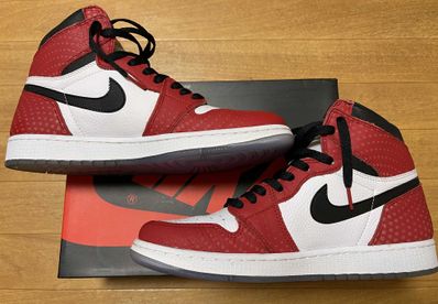 Spiderman × Nike Air Jordan 1 Origin Story "Gym Red/White/Photo Blue/Black"