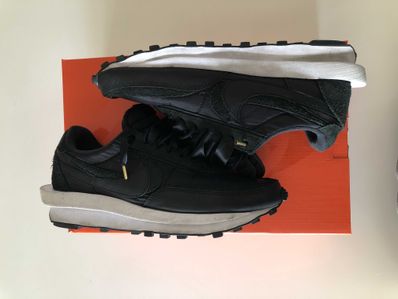 sacai × Nike LDV Waffle "Triple Black"