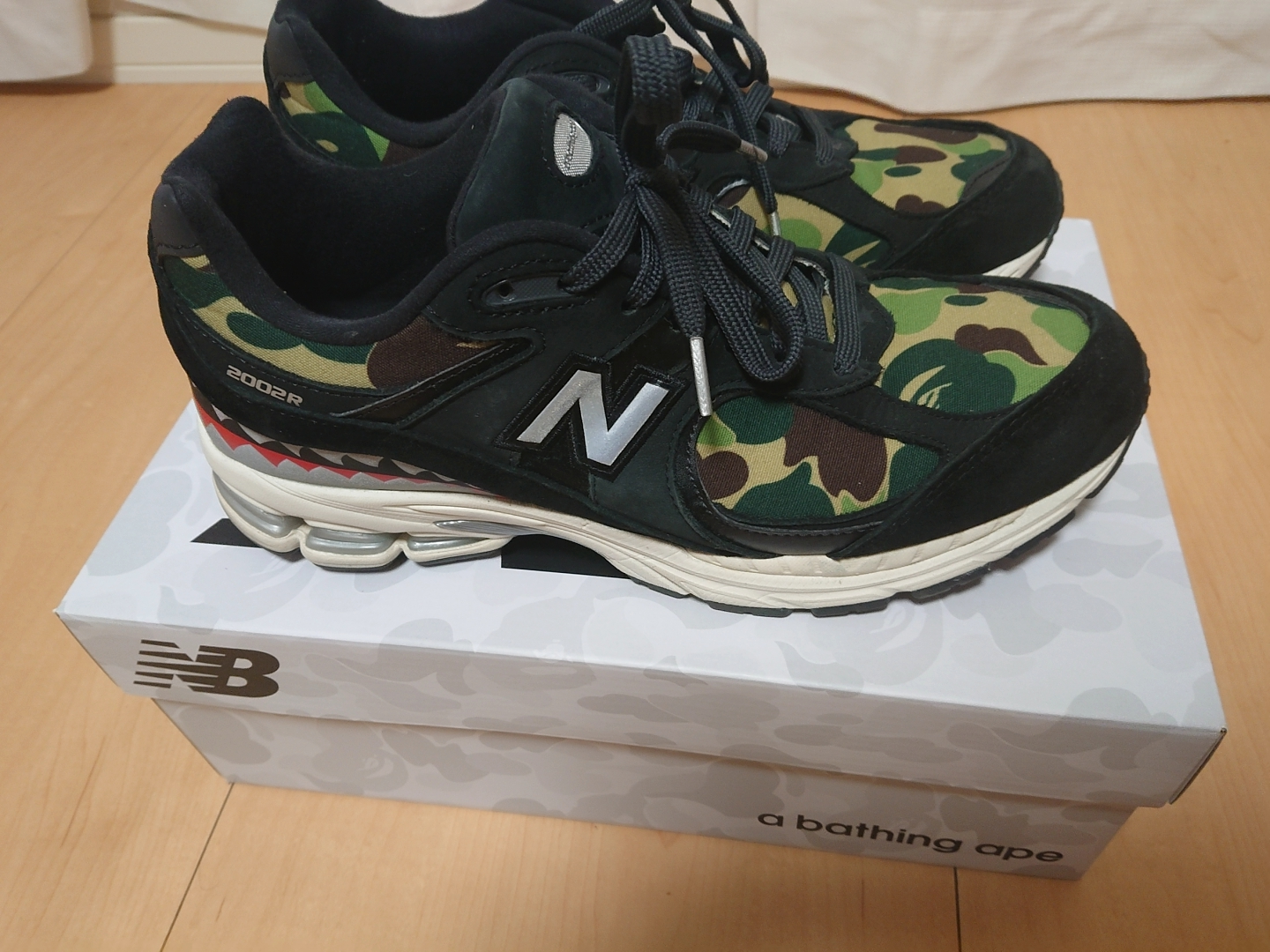 A BATHING APE × New Balance 2002R "Black"