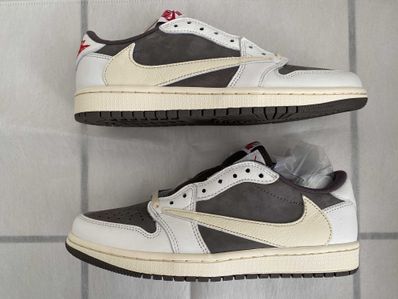 Travis Scott × Nike Air Jordan 1 Low OG SP "Reverse Mocha/Sail and Ridgerock"