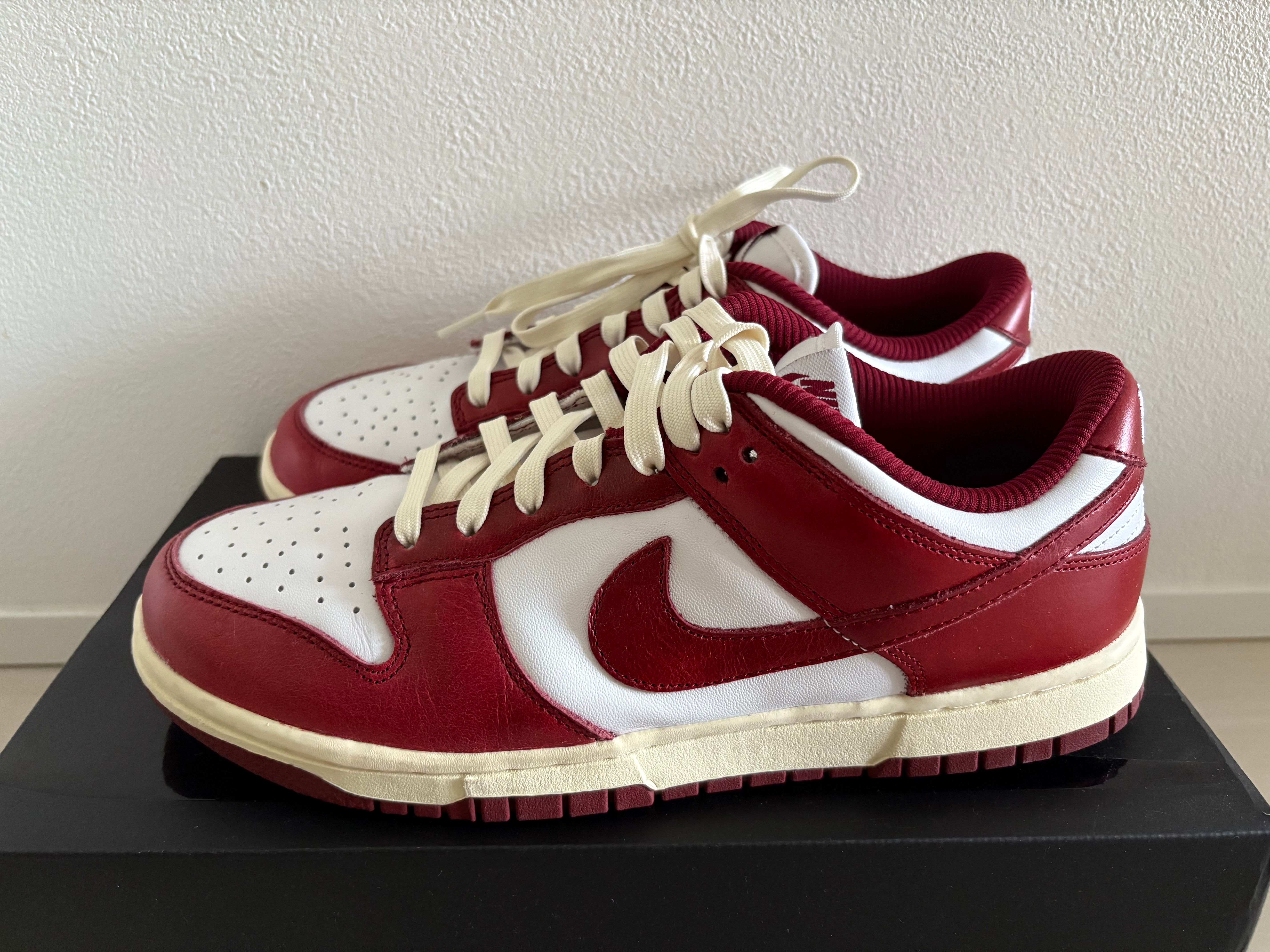 Nike Women's Dunk Low PRM "Team Red and White"