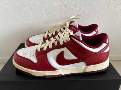 Nike Women's Dunk Low PRM "Team Red and White"