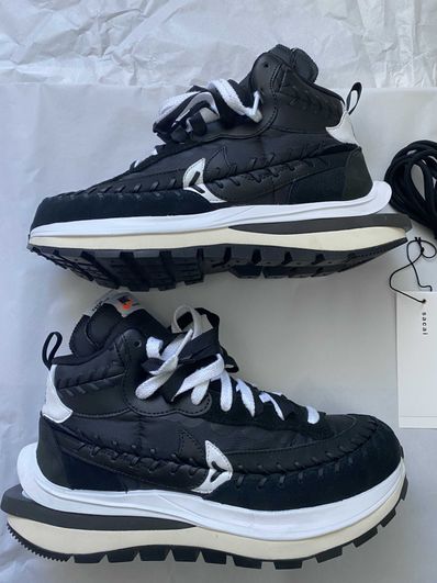 Jean-Paul Gaultier × sacai × Nike Vapor Waffle "Black/Black-White"