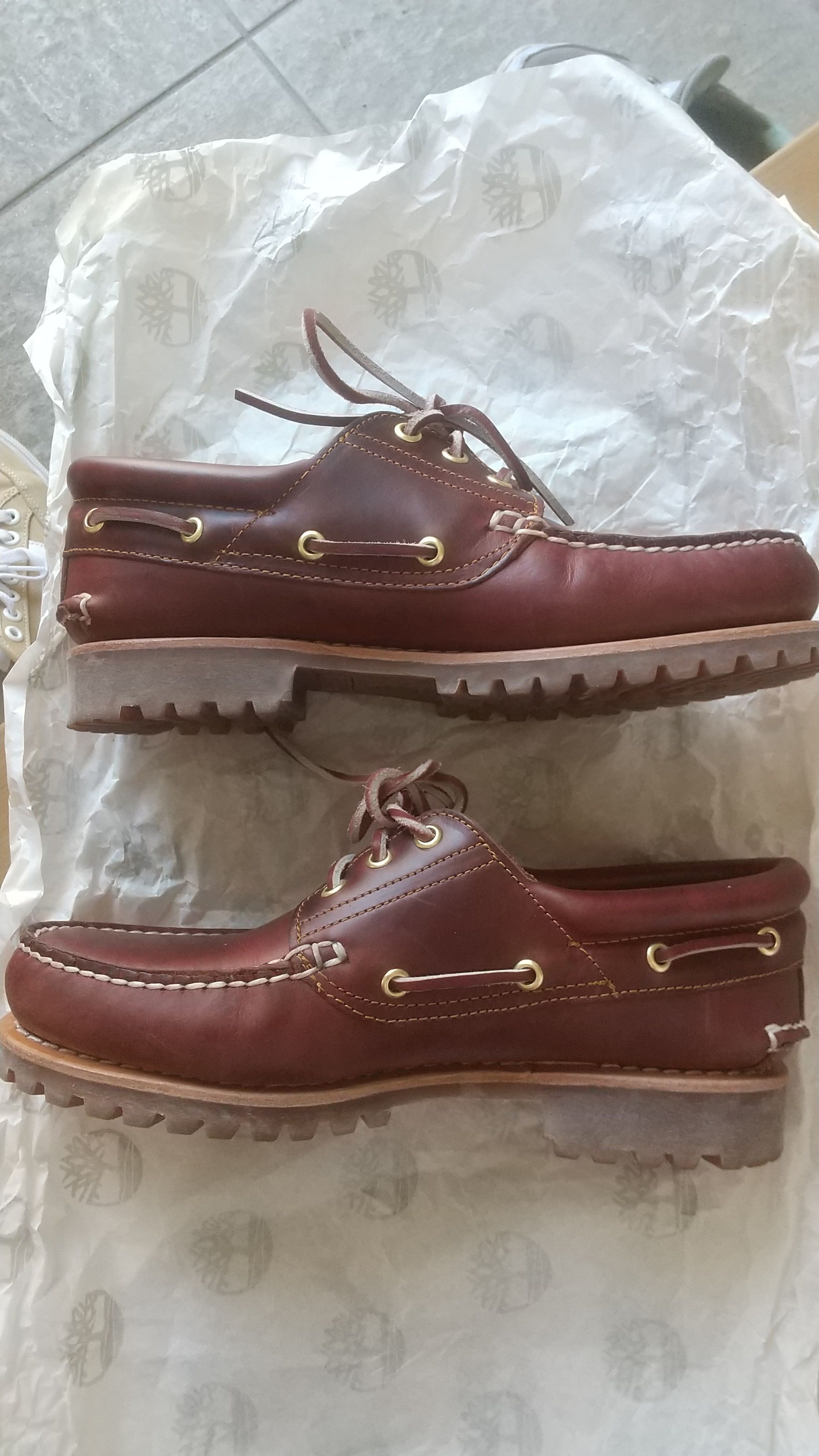 Timberland 3 Eye Classic Lug "Burgundy"