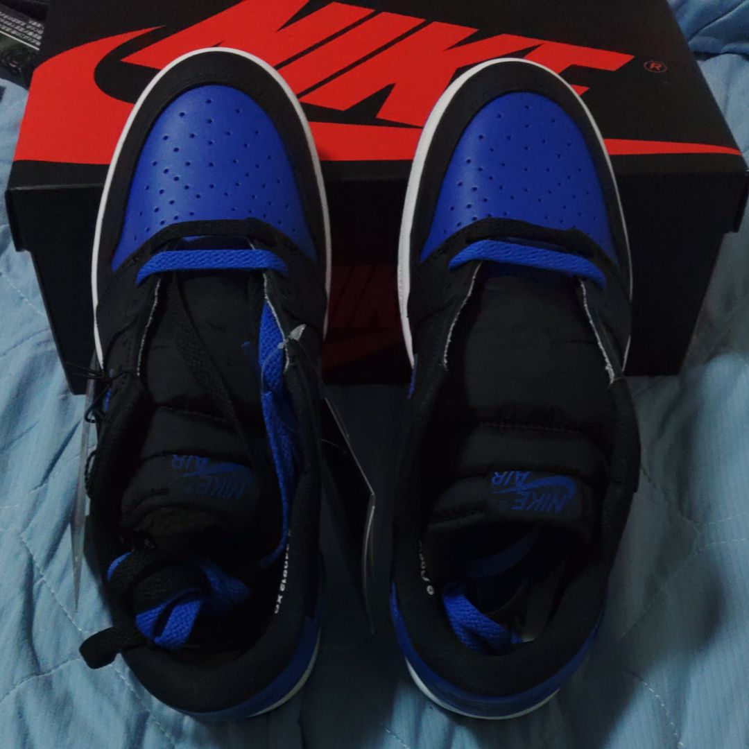 Nike Air Jordan 1 Low '85 "Black and Royal Blue"