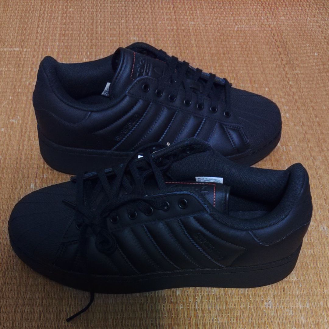 atmos × adidas Superstar XLG "Black"
