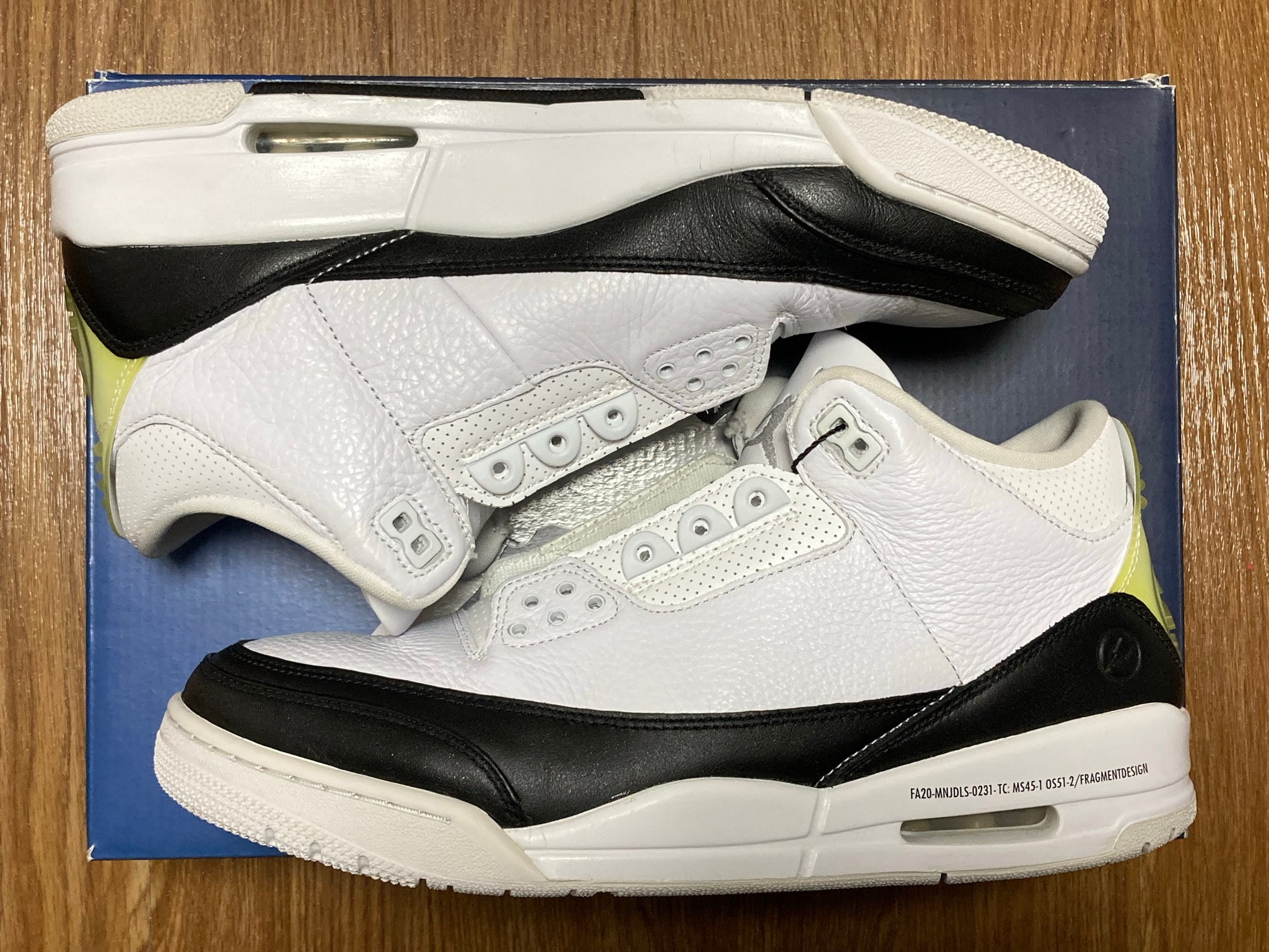 Fragment × Nike Air Jordan 3 "White/Black"
