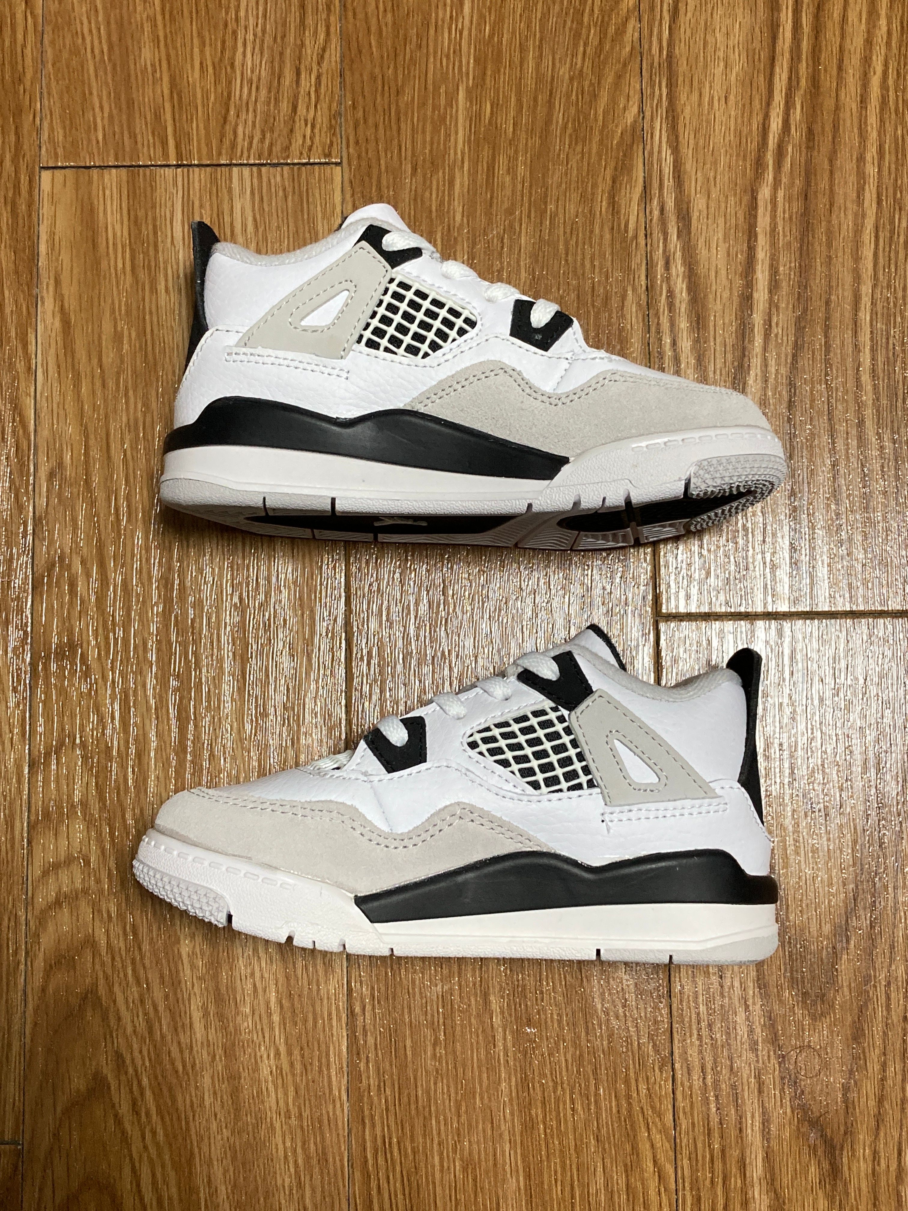 Nike TD Air Jordan 4 "Military Black"