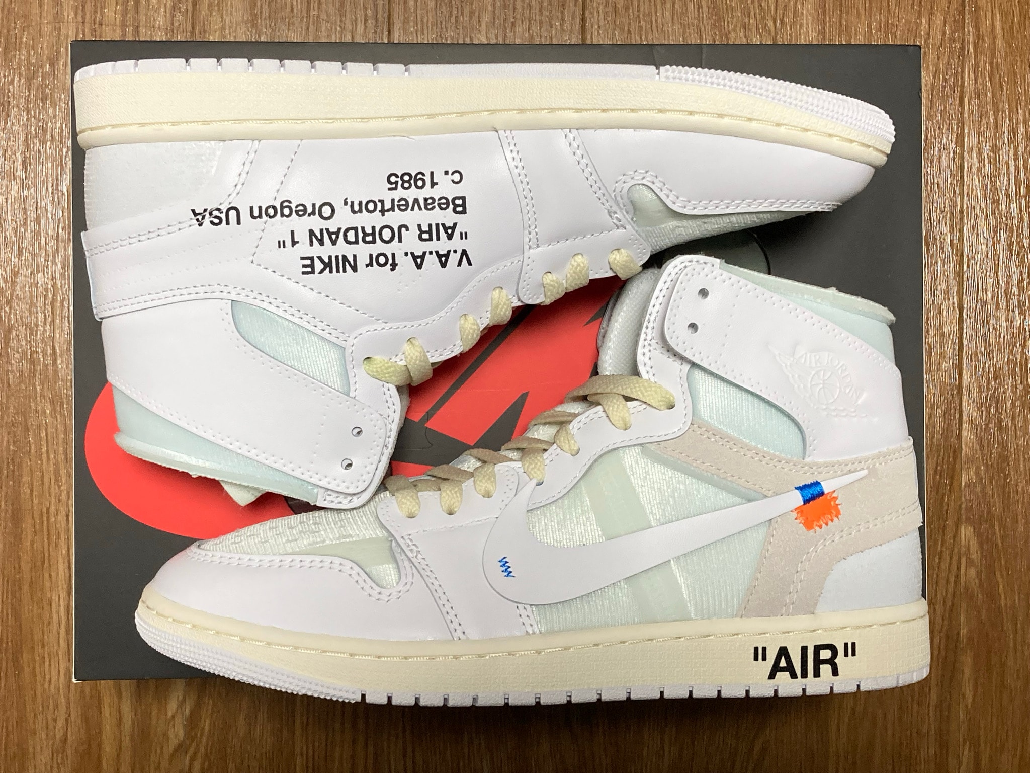 Virgil Abloh Archive (V.A.A.) × Nike Air Jordan 1 Retro High OG "Alaska"